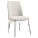  Coaster Furniture Carissa 108302 Upholstered Dining Side Chair - Beige IMAGE 1