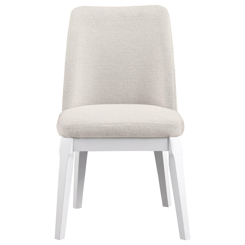  Coaster Furniture Carissa 108302 Upholstered Dining Side Chair - Beige IMAGE 3