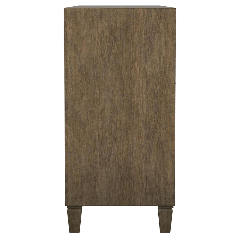Coaster Furniture Matisse 108315 4-Drawer Sideboard Buffet Cabinet - Light Brown IMAGE 6