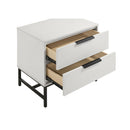  Coaster Furniture Sonora 224862 2-Drawer Nightstand Bedside Table - White IMAGE 10