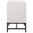  Coaster Furniture Sonora 224862 2-Drawer Nightstand Bedside Table - White IMAGE 9