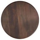 Coaster Furniture Dale 721997 Round Solid Mango Wood Side End Table - Brown IMAGE 4