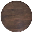  Coaster Furniture Dale 721998 Round Solid Mango Wood Coffee Table - Brown IMAGE 4