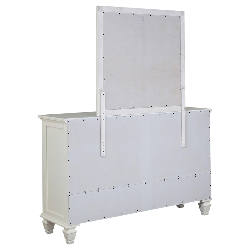 coaster sandy beach dresser white Coaster Sandy Beach Dresser in White 201303