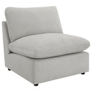 Coaster Furniture Collins 609560P Modular Power Reclining Sectional Sofa Set - Grey IMAGE 5