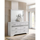  Coaster Furniture Miranda 205113M 7-Drawer Dresser with Mirror - White IMAGE 2