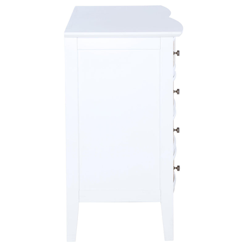 Coaster Furniture Bexhill 223473 10-Drawer Dresser Cabinet - White IMAGE 8