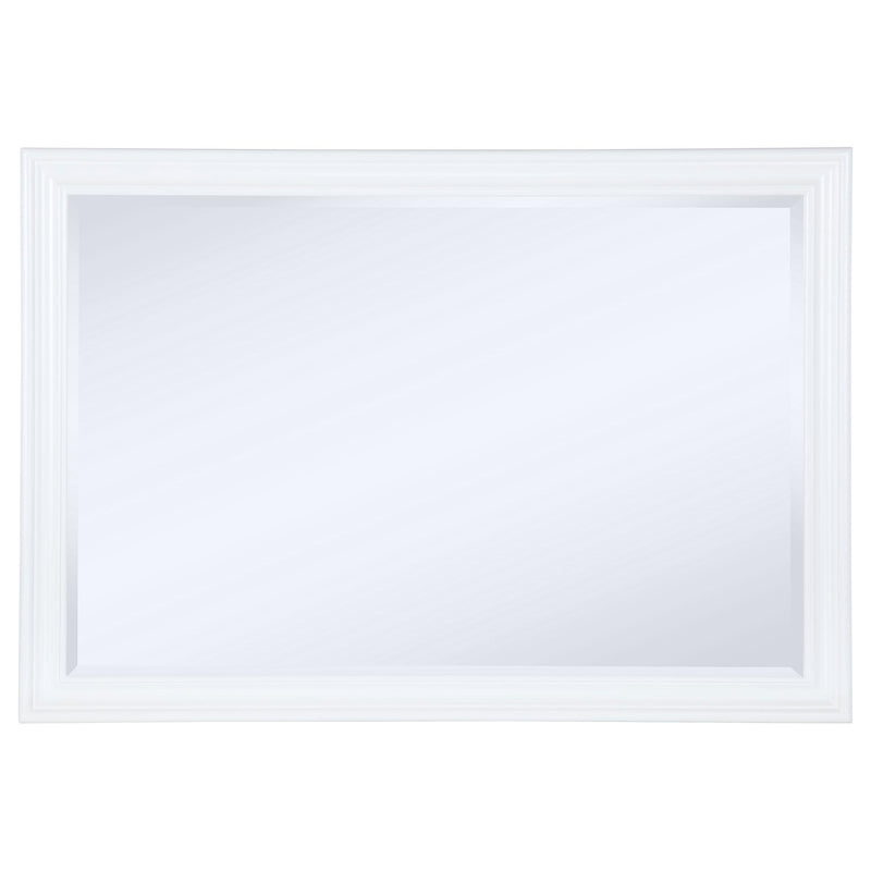 Coaster Furniture Bexhill 223474 Dresser Mirror - White IMAGE 2