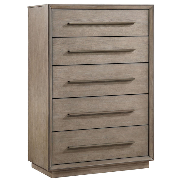 Coaster Furniture Durango 223275 5-Drawer Bedroom Chest - Taupe Oak IMAGE 1