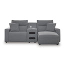 Signature Design by Ashley Modmax 65906S5 3 pc Power Reclining Sectional with Chaise IMAGE 1