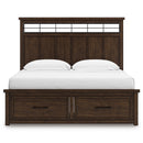 Signature Design by Ashley Taffenbrook B849B5 California King Panel Storage Bed IMAGE 3