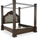  Signature Design by Ashley Maylee B947B11 California King Canopy Bed IMAGE 1