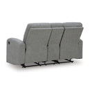 Signature Design by Ashley Gauntlet PC4220494 Double Reclining Loveseat with Console IMAGE 5