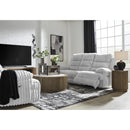 Signature Design by Ashley Rhines Falls PC4280499 Reclining Power Sofa with Drop Down Table IMAGE 13
