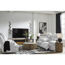 Signature Design by Ashley Rhines Falls PC4280499 Reclining Power Sofa with Drop Down Table IMAGE 16