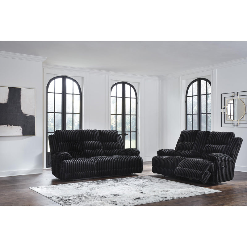 Signature Design by Ashley Rhine Falls PC4280599 Reclining Power Sofa with Drop Down Table IMAGE 8