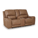  Signature Design by Ashley DeepWakes PCU6260618 Power Reclining Loveseat with Console and Adjustable Headrest IMAGE 1