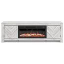 Signature Design by Ashley Cayboni W3788W1 71" TV Stand with Electric Fireplace IMAGE 2