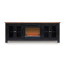 Signature Design by Ashley Wildenauer W664W2 76" TV Stand with Electric Fireplace IMAGE 1