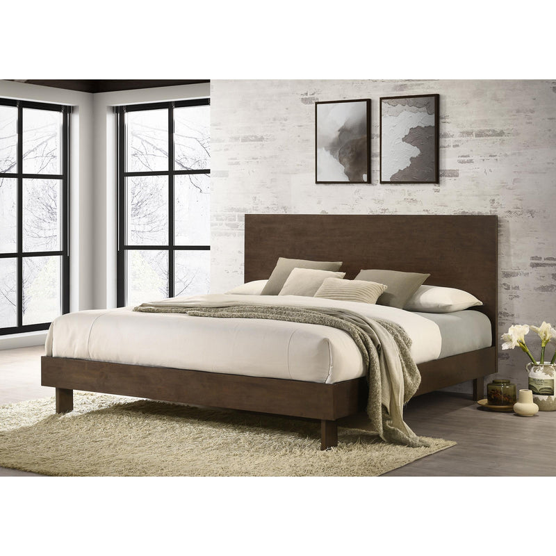 Coaster Furniture Glenwood 225011KE 48-inch Eastern King Platform Panel Bed - Warm Brown IMAGE 6
