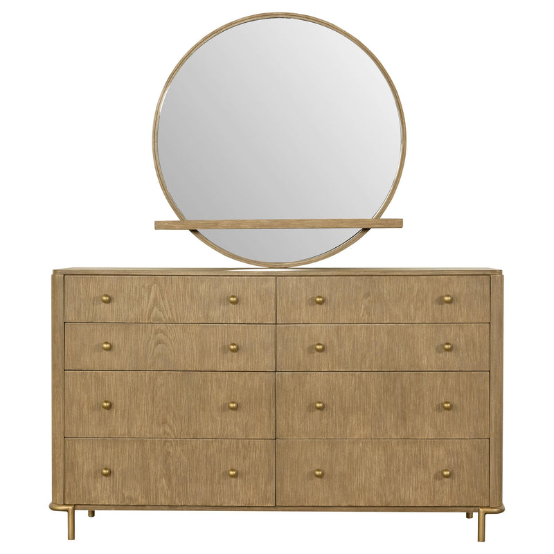  Coaster Furniture Arini 224303M 8-Drawer Dresser with Mirror - Sand Wash IMAGE 2