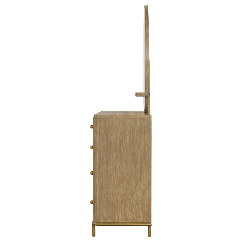  Coaster Furniture Arini 224303M 8-Drawer Dresser with Mirror - Sand Wash IMAGE 4