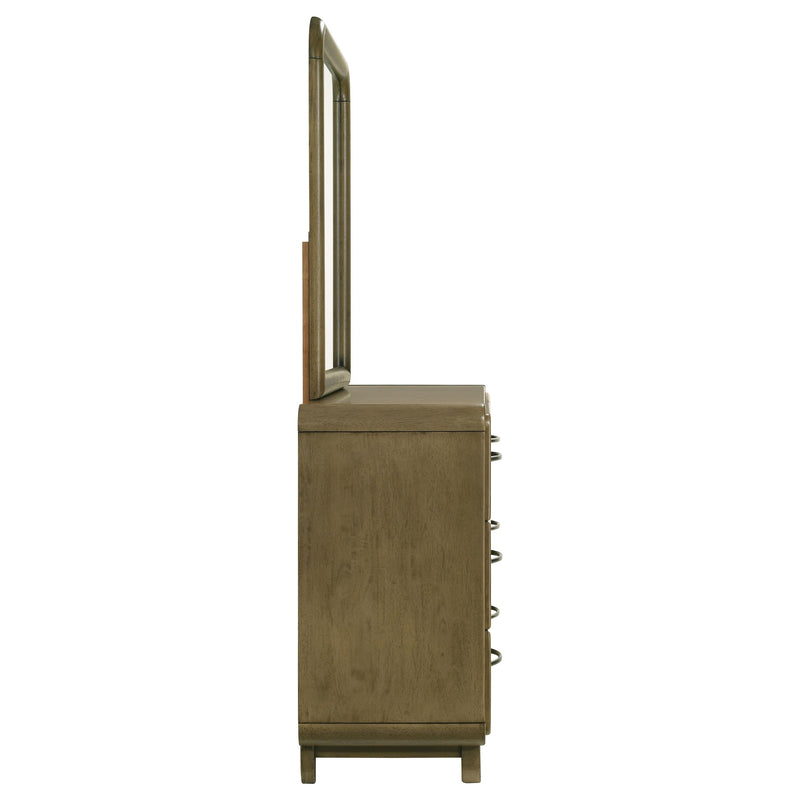 Coaster Furniture Amsbury 224273M 6-Drawer Dresser and Mirror - Nutmeg IMAGE 8