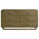 Coaster Furniture Amsbury 224273 6-Drawer Dresser Cabinet - Nutmeg IMAGE 2
