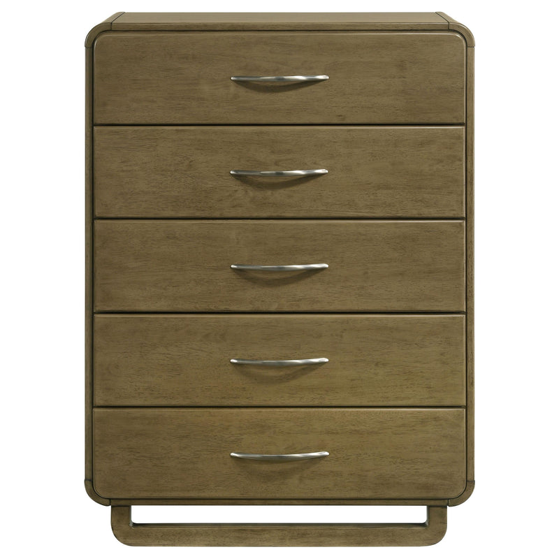Coaster Furniture Amsbury 224275 5-Drawer Chest of Drawers - Nutmeg IMAGE 2