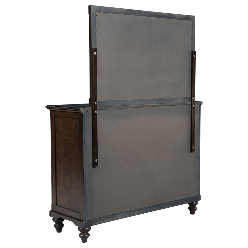 Coaster Furniture Andover 223633M 8-Drawer Dresser and Mirror - Dark Oak IMAGE 5