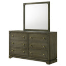 Coaster Furniture Gran Park 224933M 6-Drawer Dresser and Mirror - Dark Cocoa IMAGE 3