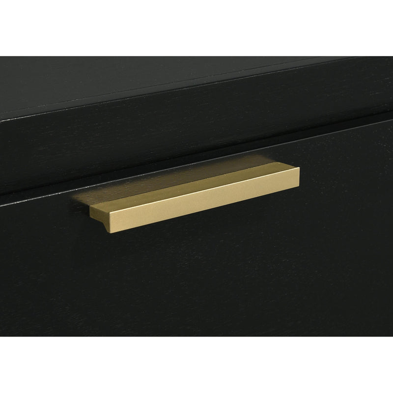  Coaster Furniture Caraway 224783M 6-Drawer Dresser with Mirror - Black IMAGE 12