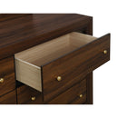 Coaster Furniture Welsley 223443 6-Drawer Dresser Cabinet - Walnut IMAGE 9