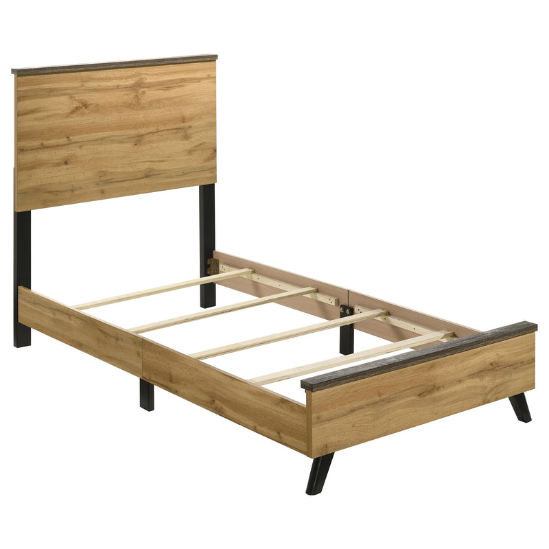  Coaster Furniture Kaywood 225001T 52-inch Twin Panel Bed - Natural Pine IMAGE 1
