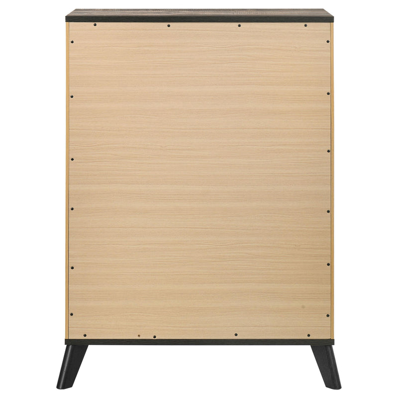 Coaster Furniture Kaywood 225005 4-Drawer Bedroom Chest of Drawers - Natural Pine IMAGE 6