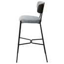 Coaster Furniture Elison 182647 Pub Height Bar Stool - Grey (Set of 2) IMAGE 4