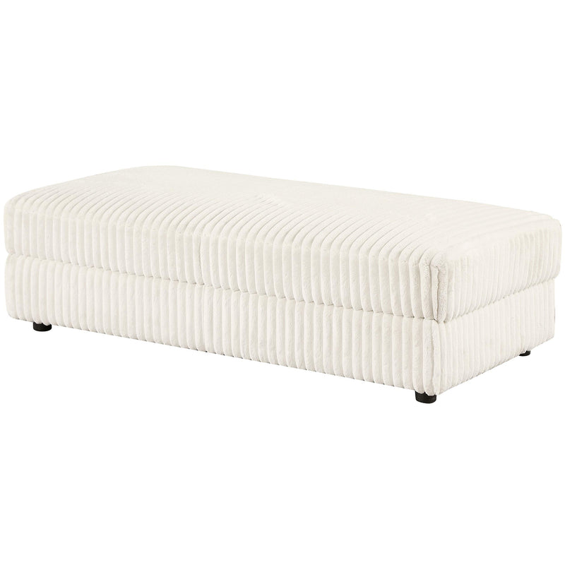  Coaster Furniture Emberson 508855 Upholstered Rectangular Storage Ottoman - Ivory IMAGE 4