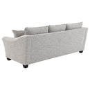  Coaster Furniture Tomkins 509671 Boucle Upholstered Sofa - Light Grey IMAGE 5