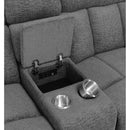  Coaster Furniture Bahrain 609541T 5-piece Upholstered Home Theater Seating - Charcoal IMAGE 15