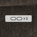  Coaster Furniture Houston 603233P Upholstered Power Lift Recliner Chair - Dark Brown IMAGE 15