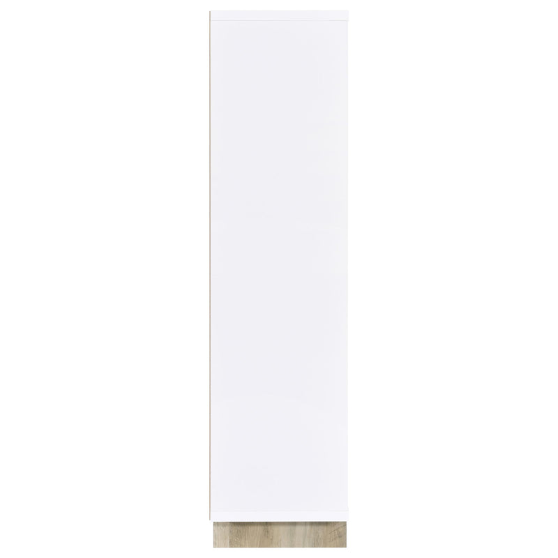 Coaster Furniture Dalton 980075 65-inch 6-shelf Bookcase - White and Distressed Pine IMAGE 7