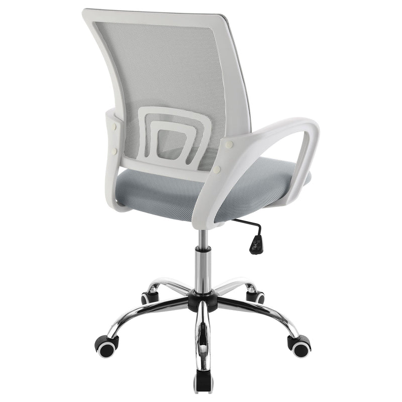 Coaster Furniture Felton 802015 Upholstered Adjustable Home Office Desk Chair - Grey IMAGE 6