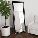 Coaster Furniture Windrose 960962 28 x 67 Inch Tempered LED Standing Mirror - Black IMAGE 16