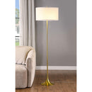  Coaster Furniture Elmira 920240 65-inch Drum Shade Metal Floor Lamp - Gold IMAGE 2