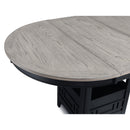  Crown Mark Hartwell 2795LG-T-4260 Counter Height Dining Table - Light Grey IMAGE 3