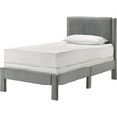  Crown Mark Lucia 5097LG-T Twin Bed - Light Grey IMAGE 1