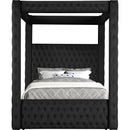  Crown Mark Annabelle 5114BK-Q Queen Canopy Bed - Black IMAGE 3