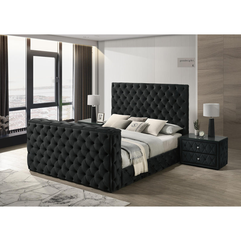  Crown Mark Josephine 5213BK-K King Bed with TV Lift IMAGE 4