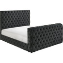  Crown Mark Josephine 5213BK-Q Queen Bed with TV Lift IMAGE 1
