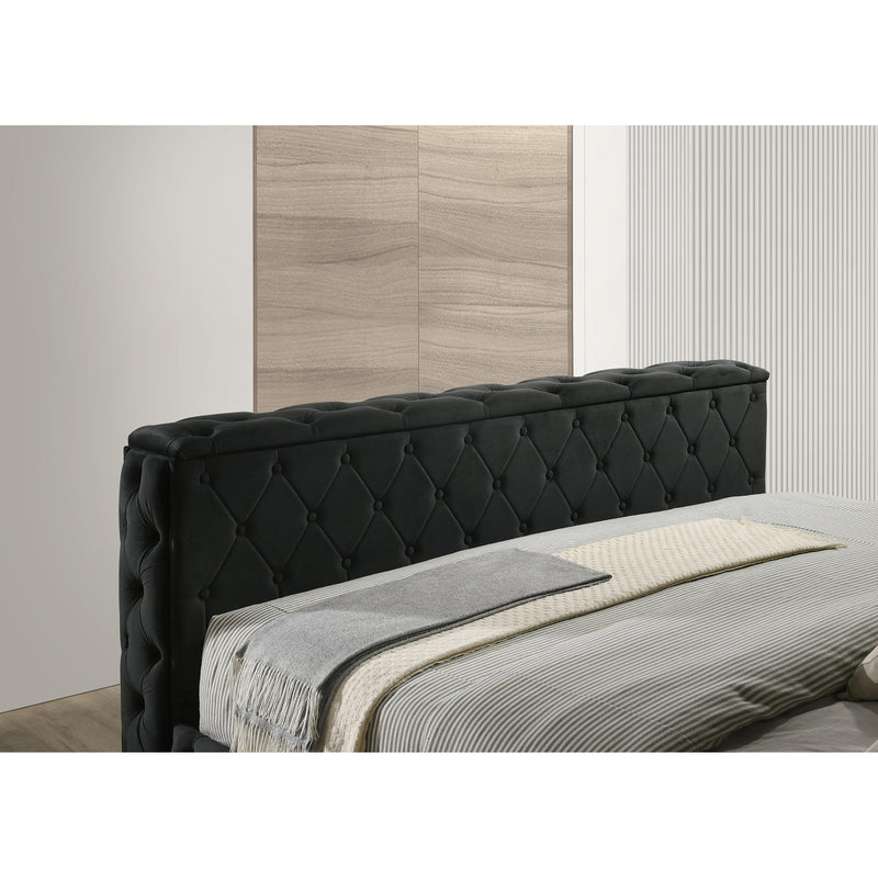  Crown Mark Josephine 5213BK-Q Queen Bed with TV Lift IMAGE 6